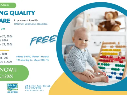 Choosing Child Care Classes Flyer